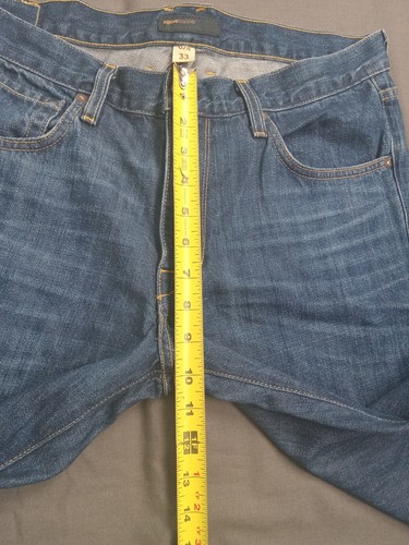 Agave Copper Jeans Mens 33 Blue Gringo Classic Straight Denim 34x34 Made in USA - Picture 13 of 21