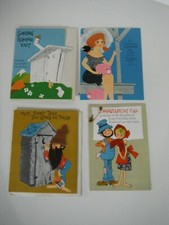Lot of 4 Vintage Unused Mountain Doozies and Laurel Greeting Cards Get well, etc
