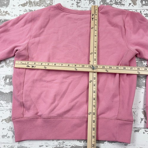 Polo Ralph Lauren Sweatshirt Girls Medium Pink Crew Neck Sweater Youth Kids * - Picture 8 of 11
