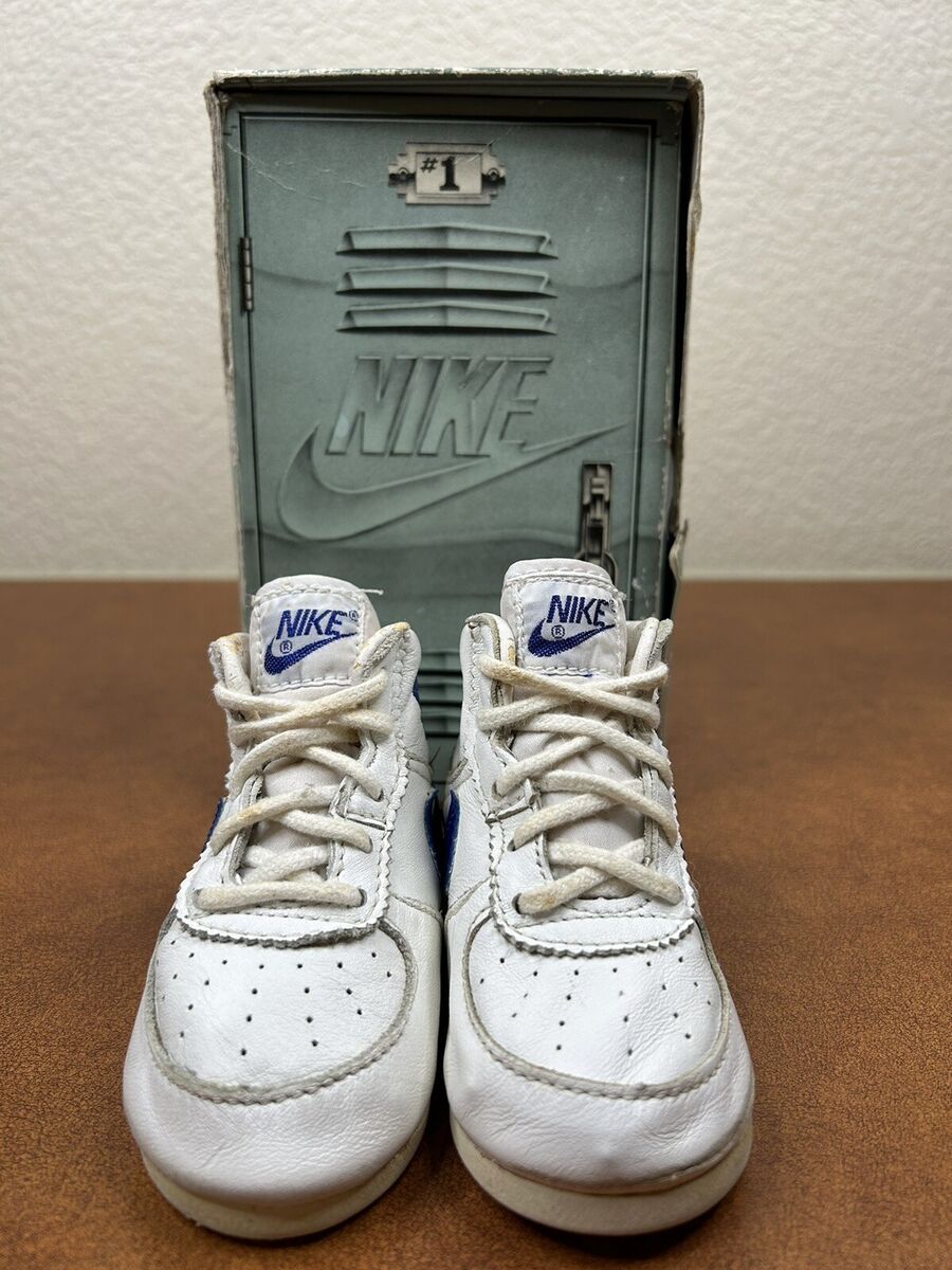 VTG 1985 Nike Infantry Shoes Infant 2 OG Box 8505 1980's VTG 1985 Nike Infantry Shoes Infant 2 OG Box 8505 1980's