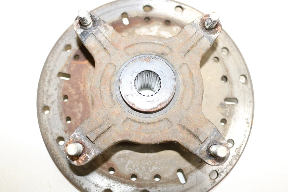 Polaris Sportsman 700 Carb 2002 4x4 cubo de rueda delantera derecha izquierda y disco de disco Foto 4 de 4