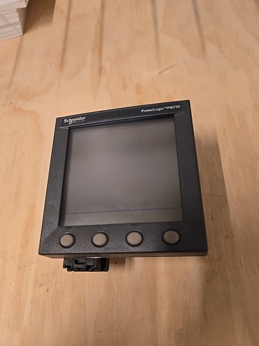 Schneider PM750MG PowerLogic Power Meter with Display 100/415VAC 100/250VDC