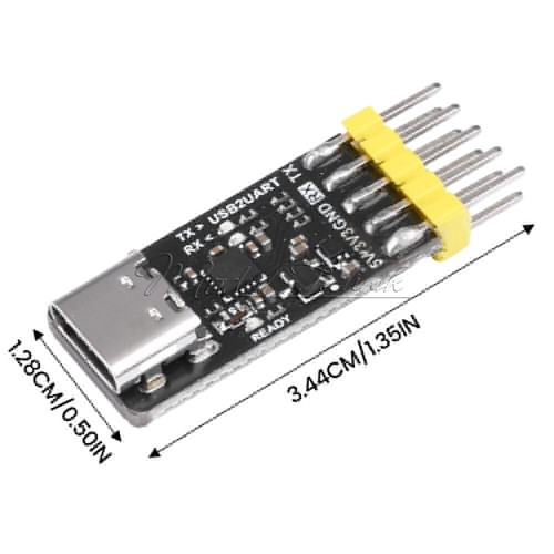 USB to TTL/UART USB to High Speed Serial Microcontroller Downloader CH343 Module - Picture 25 of 26