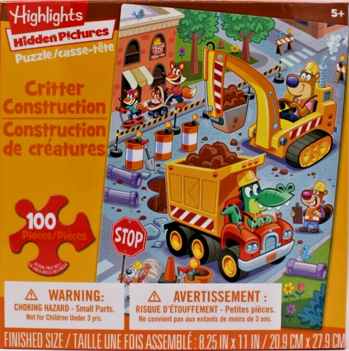 Jigsaw Puzzles 100 Piece 4-Pack Highlights Hidden Pictures 8 X 11 - Bild 8 von 10
