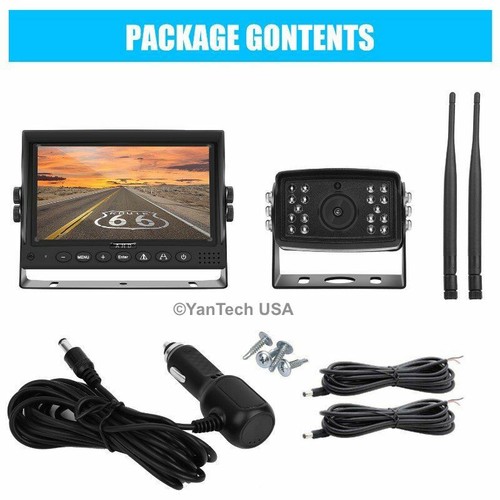 1080P Digital Wireless 7" Rear View Backup Camera Monitor RV Trailer Truck Bus - Bild 5 von 10