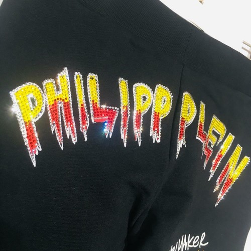 BLACK PANTS (10A) "PHILIPP PLEIN" BJT0356 SS 2020 (-30%) - Picture 3 of 6
