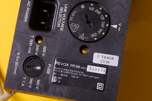 Revox PR99 MkII Mk II Reel to Reel Power Supply Main Transformer Full Working - Imagen 4 de 6