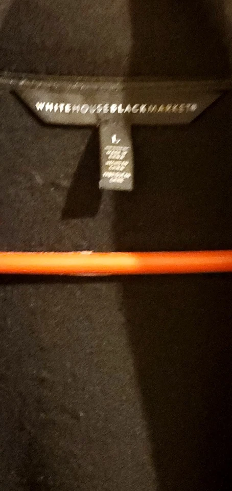 Chaqueta envolvente frontal abierto del mercado negro de la Casa Blanca, forrada de lana  Foto 2 de 4