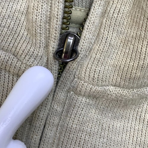 Polo by Ralph Lauren Sweater Men's Cream XXL Ivory Pony 1/4 Zip Office - Picture 8 of 13