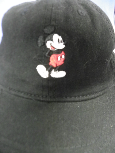 Gorra de béisbol Disney Mickey Mouse negra con Mickey bordado ajustable - Imagen 2 de 7