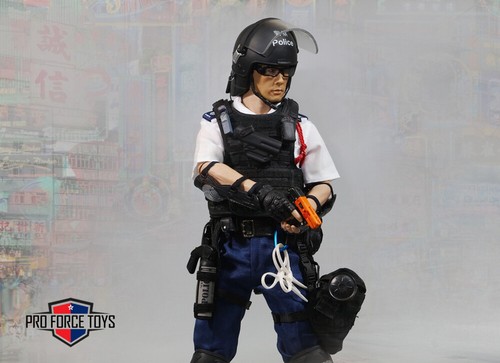Proforce Toys PTU 2.0 Hong Kong Police 12in Action Figure Doll Model P010 - Picture 8 of 10