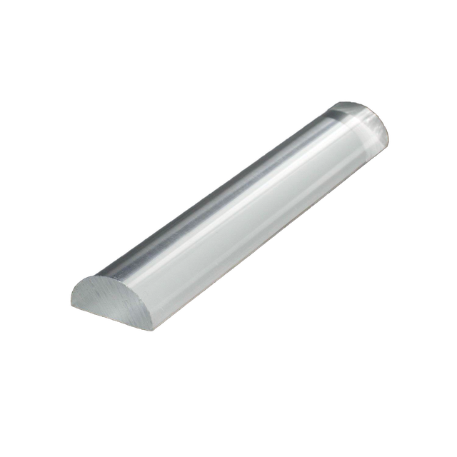 Clear Extruded Acrylic HalfRound Rod 1" / 12" eBay