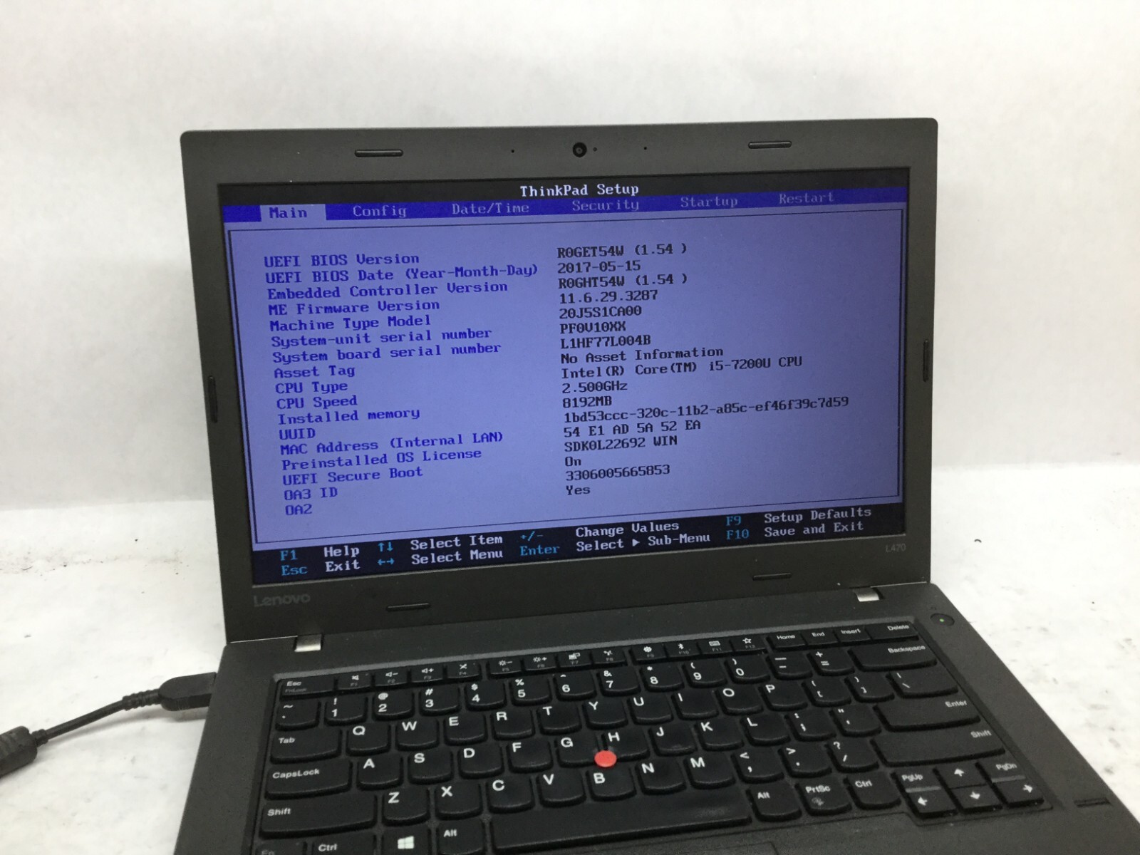 Långiver Mediator mønt Lenovo ThinkPad L470 128GB SSD Intel Core i5 7th Gen 2.5Ghz 8GB Ram Windows  10 – ASA College: Florida