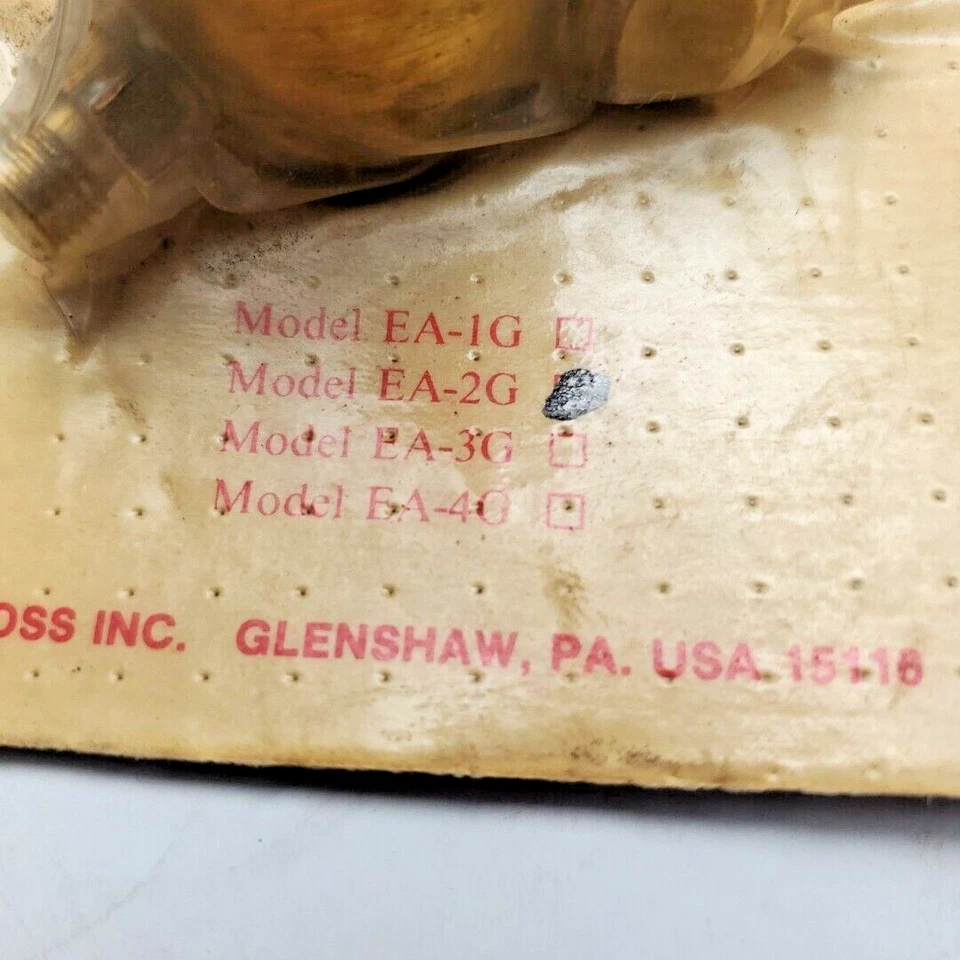 Regulador Goss EA-2G ACETILENO Acet-O-Lite Nuevo de Lote Antiguo Foto 3 de 4