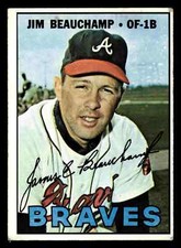 1967 Topps Jim Beauchamp #307 - Atlanta Braves