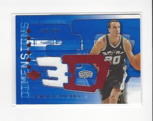 2003-04-UD-Triple-Dimensions-3-D-SHOOTING-SHIRT-Manu-Ginobili-Spurs-499