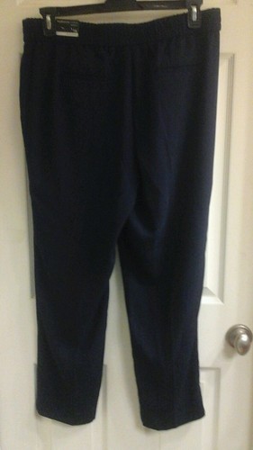 VanHeusen Studio dress pants, women's size 16, polyester, Blue NWT $78 - Picture 2 of 7