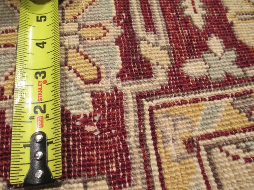 5x7 Super Museum Design Vegetable Dye Handmade Knotted Wool Rug 582042 - Picture 12 of 12