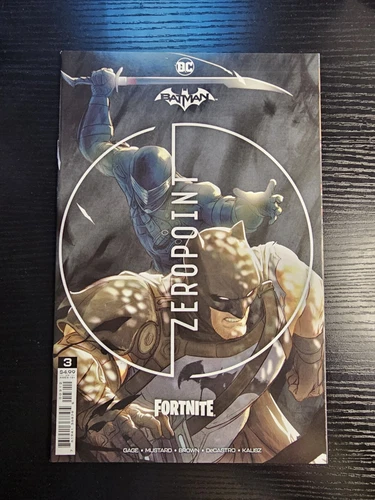 BATMAN FORTNITE Zero Point #3 2nd Print Black Variant 2021 DC COMICS NM