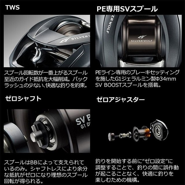 ダイワ シルバーウルフ Sv Tw Pe スペシャル 1000xhl 左 22年モデル 未使用 送料無料 1円スタート Brandsynariourdu Com