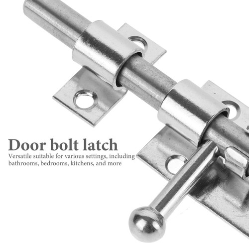 1PC Door Bolt Lock Replacement Stainless Steel Slide Latch Door Security Latch - Picture 10 of 12