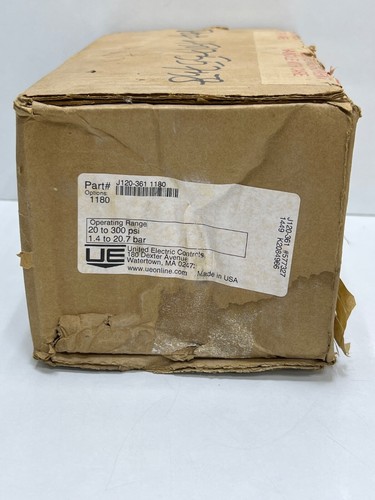 UNITED ELECTRIC J120-361 1180 PRESSURE SWITCH - Picture 10 of 10