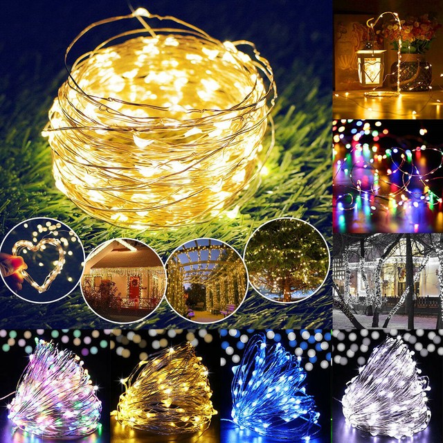 4x LED Lichterkette Lichtschläuche Strip Licht Beleuchtet Weihnachtsdekoration