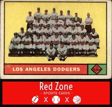 1961 Topps - #86 Los Angeles Dodgers VG+.