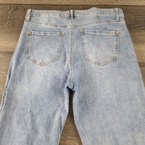 Gemma Rae Mom Jeans Größe 15/32 Hi-Rise leicht waschen Stretch Denim - Bild 2 von 11