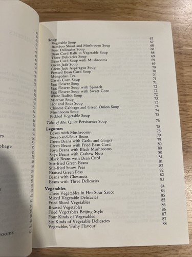 Chinese Vegetarian Cookery Jack Santa Maria Cookbook 1983 softcover - Imagen 6 de 10