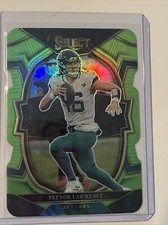 Trevor Lawrence /299 2022 Panini Select Concourse Neon Green Prizm Die Cut