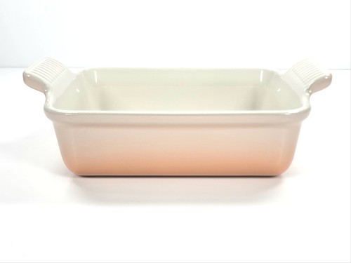 Plato para hornear rectangular pequeño Le Creuset Stoneware Heritage 19 cm / 1 qt ~ PECHE - Imagen 2 de 10
