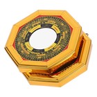 2 Stück traditioneller Bagua-Spiegel: Konvexer Feng-Shui-Spiegel aus Legierung