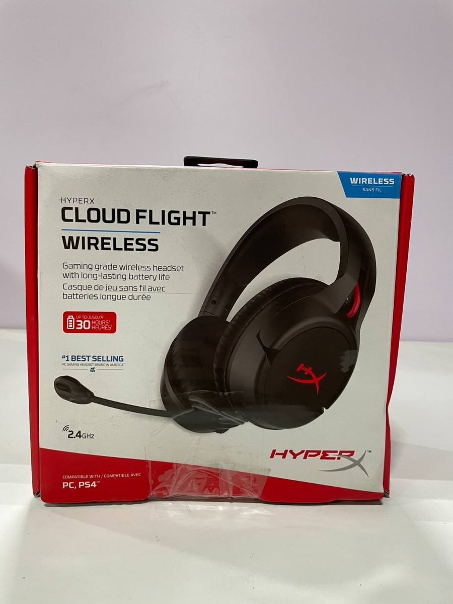 HyperX Cloud Flight HX-HSCF-BK ♡ Cloud Flight – Wireless USB Headset for PC and PS4™ | HyperX