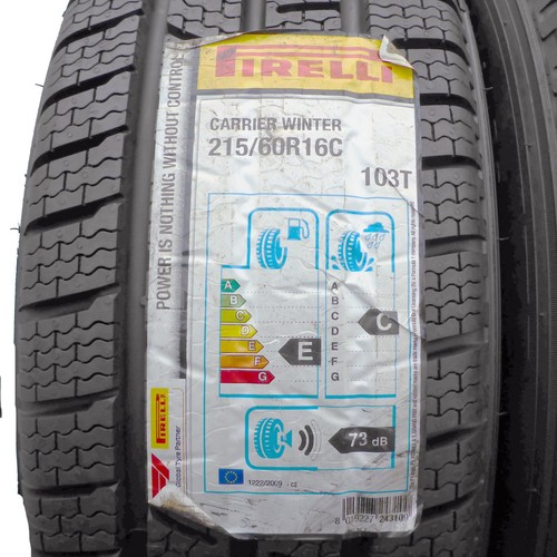 215 60 R16C 4 x PIRELLI 215/60 R16C Carrier Winterreifen 2017/2019 VOLL WIE NEU - Bild 2 von 8