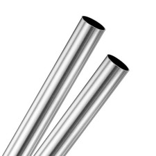 2Pcs 316 Stainless Steel Tube, 7mm OD 0.5mm Wall Thick 300mm l Straight Tubing