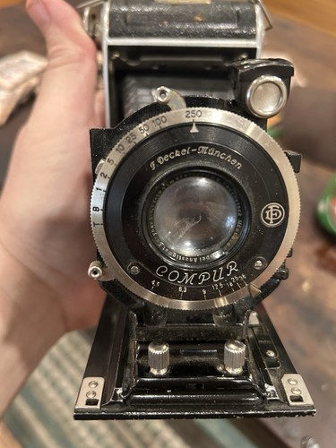 Vintage Rodenstock Folding Camera Deckel Munchen Compur 1933 - Picture 8 of 14