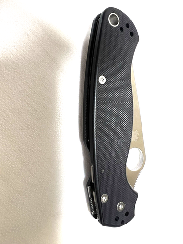 Spyderco Lil Native CPM-S30V Golden Colorado U.S.A Earth Compression Lock Knife - Picture 10 of 15