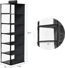 Hat Rack with Dust Cover All-Round Protect 6 Shelf Hat Storage Hat Organizer ...