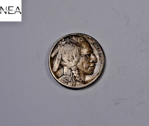 1924-S Buffalo Nickel ~ Extra Fine XF/EF (full horn) ~ Key Date ~ ZB194