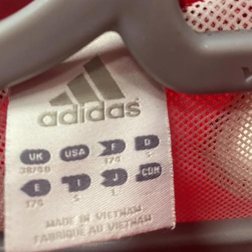 Chaqueta deportiva Adidas vintage roja para mujer grande - Imagen 4 de 4