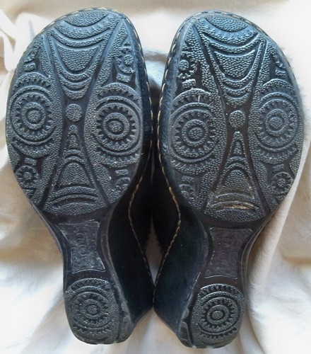BORN HANDCRAFTED FOOTWEAR WOMEN'S BROWN LEATHER CLOG MULE SLIDE Size 10 / 42 - Picture 5 of 7