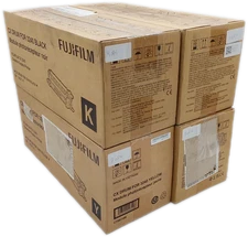 Lot of 4 Yellow, Cyan, Magenta, and Black Fujifilm CX Drum 3240 Toner