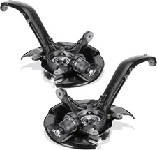 Front Steering Knuckles & Wheel Hub Bearings for 2009 2010-2012 Honda Accord TSX