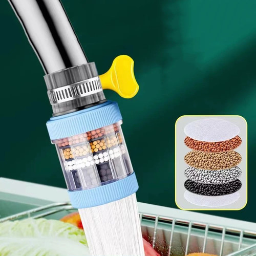 6 Schichten Wasserfilter Wasserhahnreiniger für Wasserhahn Küchenzubehör Mixer - Bild 7 von 30