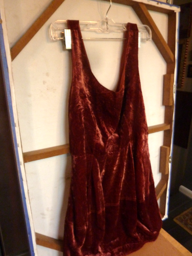 RACHEL RACHEL ROY CRANBERRY PANNE VELVET MINI DRESS     WOMENS SZ. 6    EUC! - Picture 2 of 5