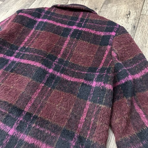 $220 Liz Claiborne Coat Peacoat Women’s Size S Burgundy Black - Picture 6 of 10