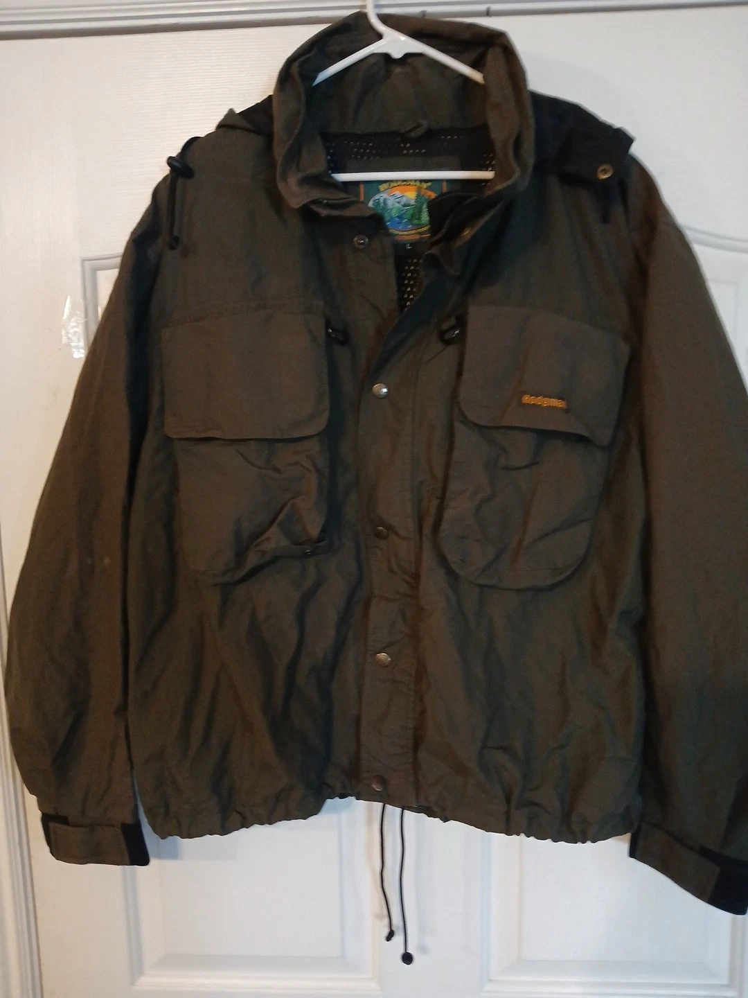 Vintage 1990’s Hodgman Lakestream Fishing Jacket Men’s Size Large
Opens in a new window or tab