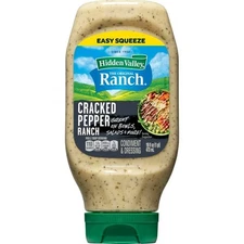 Hidden Valley Cracked Pepper Ranch Condiment & Dressing Easy Squeeze 16oz