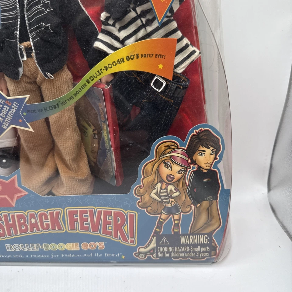 Bratz Flashback Fever Koby 80’s Roller skate Mga Entertainment Novo Pls Leia HTF - Imagem 4 de 4